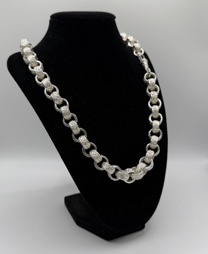 Silver belcher chain - silver,