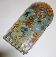 Vintage 1950s Circus Bagatelle Game Marx Tinplate Toy GWO