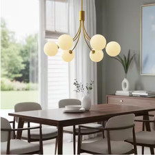 6-Light Vintage Gold Sputnik