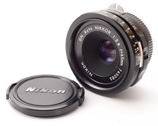 Nikon Nikkor GN Auto 45mm f/2.8 Non-Ai Pancake Lens - With Front and Rear Caps