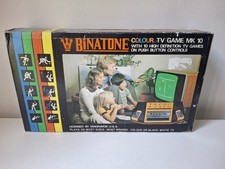 Vintage BinatoneMK 10 colour  TV Master Game Retro games Console Game  Boxed