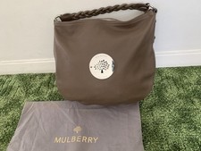 Mulberry Women’s Daria Hobo Shoulder Bag Taupe Pebbled Leather &Dust Bag EXC