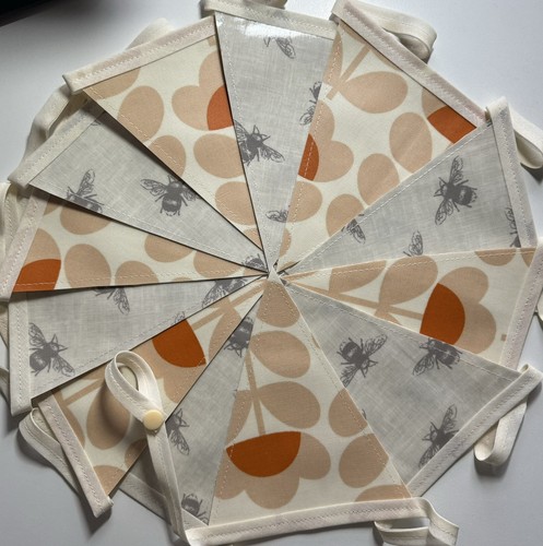 Handmade oilcloth bunting - oilcloth,