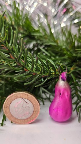 Vintage glass christmas tiny - vintage,