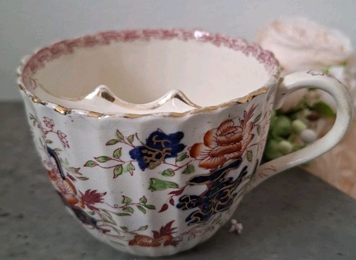Antique moustache tea cup - antique,