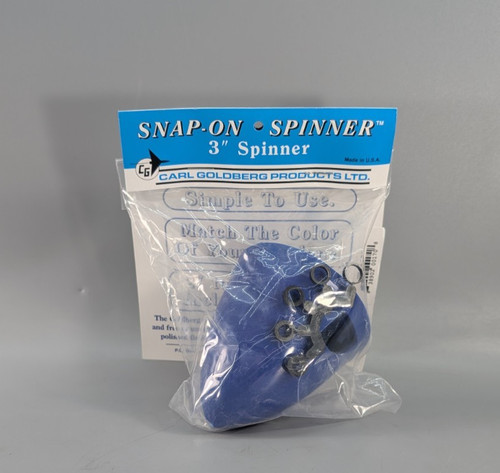 New carl goldberg blue snap - new,