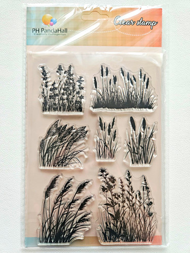 Clear stamp set grass reeds - clear,