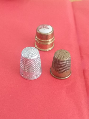 Set bundle thimbles sewing - thimbles,