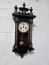 Miniature H.A.C Musical Vienna regulator wall clock no 1