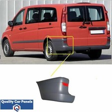 Rear Bumper End Corner W/Reflector Left N/S Mercedes Vito W639 LWB & ELWB 03-15