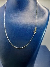 18ct Gold Chain, 750 Hallmark Chain 45cm/17.7inches
