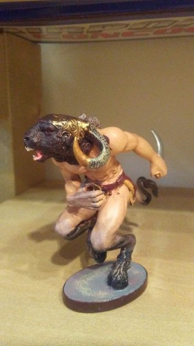 Mythology minotaur figure - mythology ,