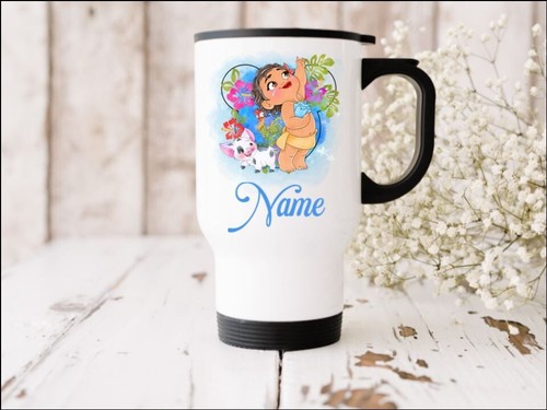 Moana personalised travel - moana, cup