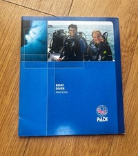 PADI Boat Diver Manual – Version 1.0 (2007) – Specialty Scuba Diving Course Book