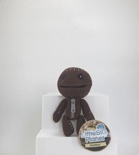 Little Big Planet Sackboy Doll Knit Soft Toy 2010 Brown Knitted Toy 7”