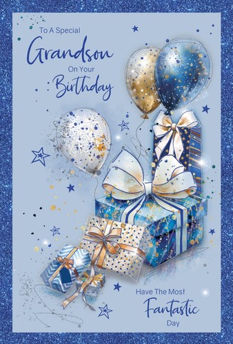 Grandson happy birthday - happy, card
