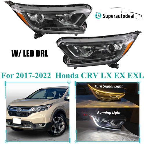 Halogen headlights led drl - w/,