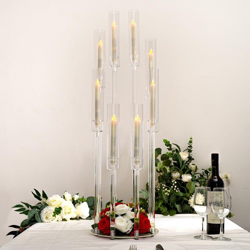 Acrylic candelabra centrepiece - candelabra,
