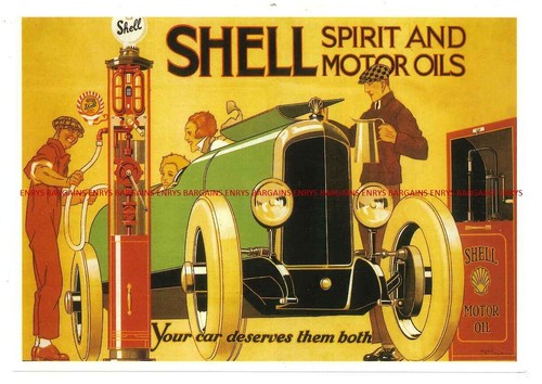 Shell spirit and motor oils - motor,