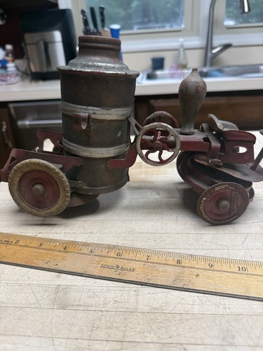 Vintage antique fire pumper - vintage-antique,