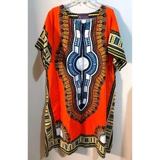 SUN ISLAND Orange Dashiki