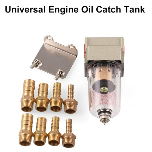 Oil catch can kit - can, breather