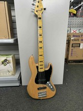 FENDER SQUIER JAZZ BASS 5 STRING VINTAGE NATURAL GUITAR