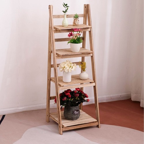 Tiers folding ladder shelf - 4,