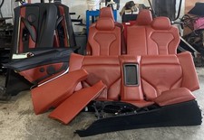 BMW M4 F82 2016 COMPLETE MERINO FN SAKHIORANGE LEATHER INTERIOR