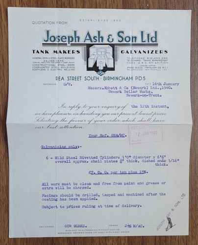 1940 joseph ash son rea - &,