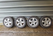SKODA OCTAVIA MK1 ELEGANCE 16" ALLOY WHEELS & 2 GOOD TYRES 205/55R16 1U0601025M