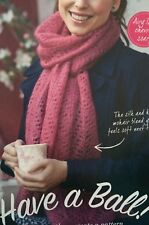 Ladies Light & Delicate Scarf Lace Weight KNITTING PATTERN - 41x190cm
