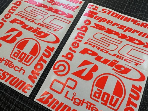 Decal set 22pcs cbr gsxr - set,