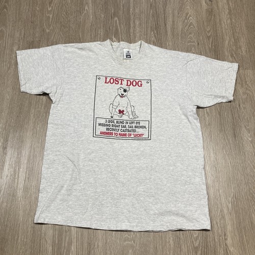 Dog shirt 90s 00s y2k - dog, lost