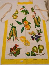 New Harvest Irish Linen and Cotton Apron Fruits
