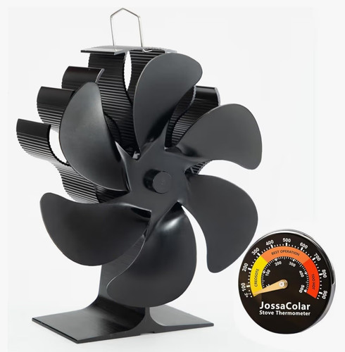 Log burner fan silent - log,