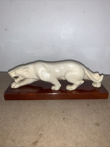 Vintage ivory effect - ivory, panther