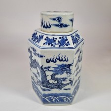 Vintage Chinese Blue And White