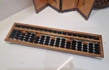 Chinese vintage wooden abacus - chinese,