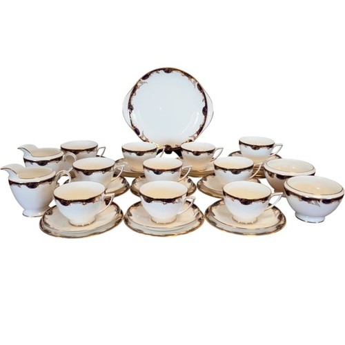 Minton tea cake set - &,