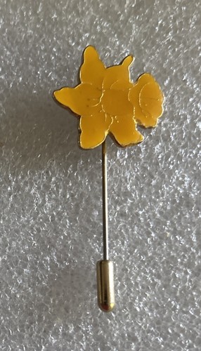 Amber enamel leaf design - amber,
