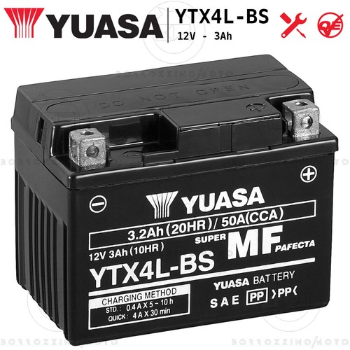 Yuasa ytx4l sealed battery - ytx4l-bs,