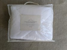 John Lewis Travel Cot Plush Waterproof Mattress Protector 97x66cm