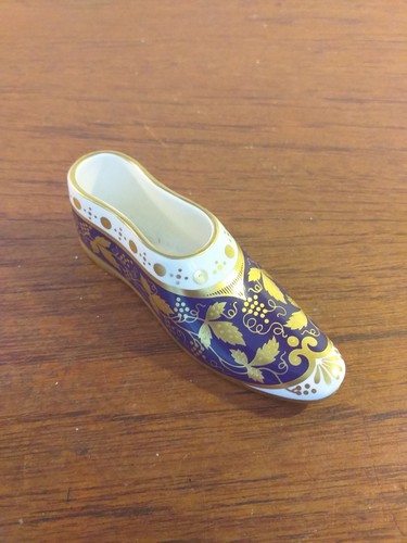 Vintage ornamental shoe spode - vintage,