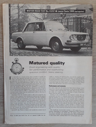 Lancia flavia 1800 - lancia,