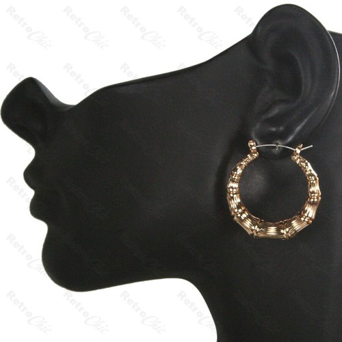 Bamboo earrings bling - bamboo,