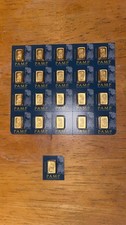 1g Gold Bar, PAMP Suisse