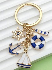 Nautical Theme DIY Keychain