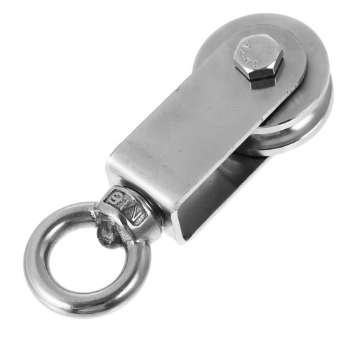 1pc rust cable - pulley, steel
