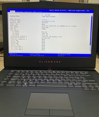 Alienware intel core i5 - alienware, 15